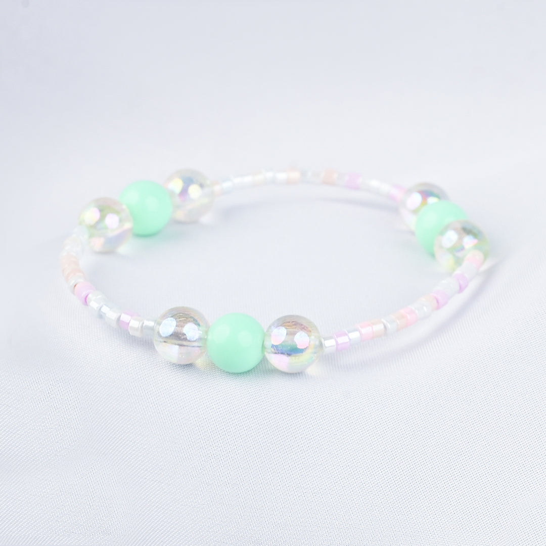 GIRLS ELEGANT BEADED NECKLACE & BRACELET