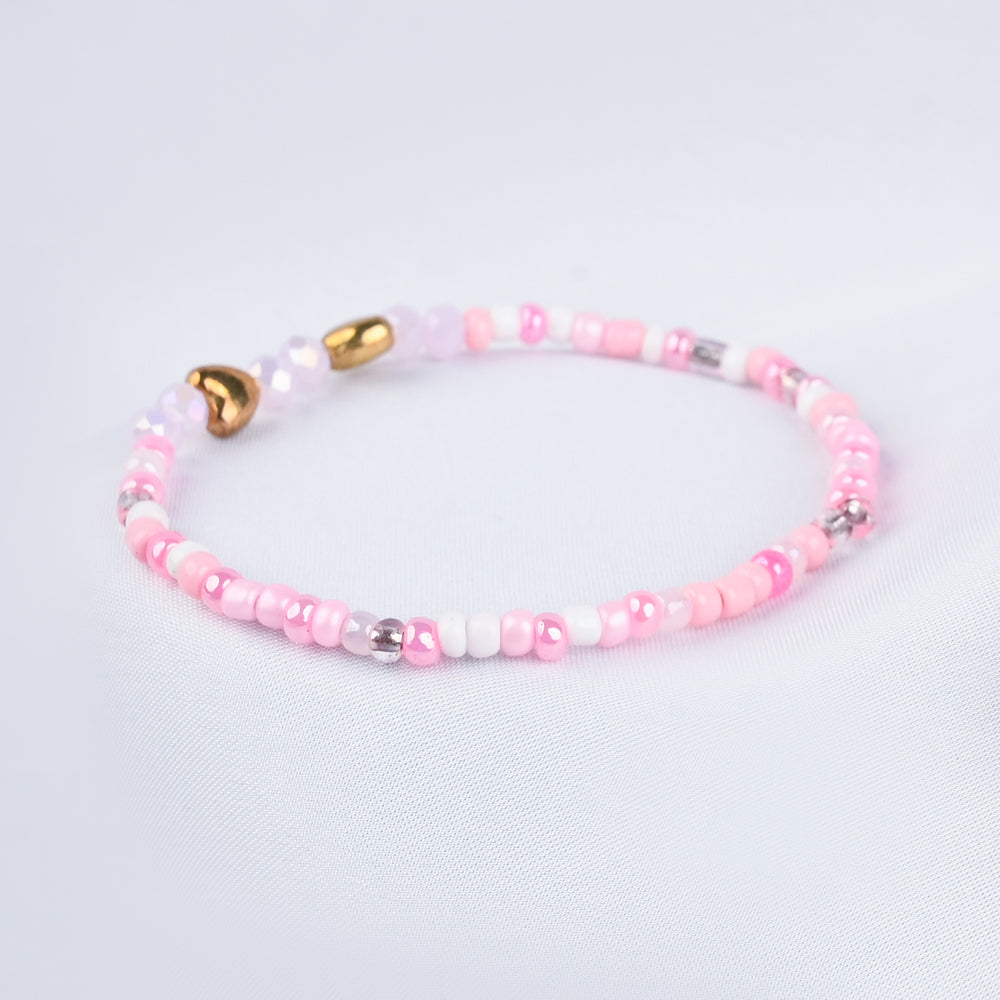 GIRLS ELEGANT BEADED NECKLACE & BRACELET