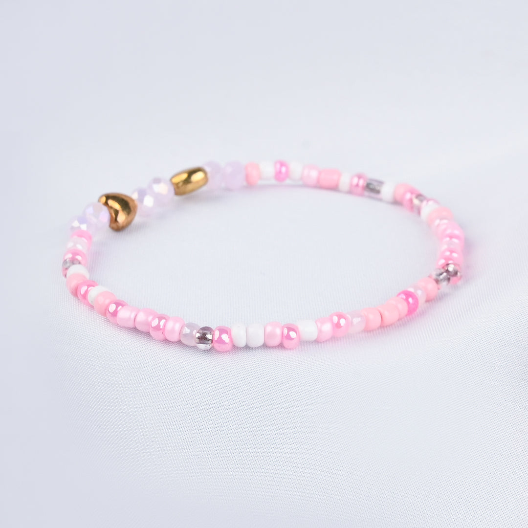 GIRLS ELEGANT BEADED NECKLACE & BRACELET