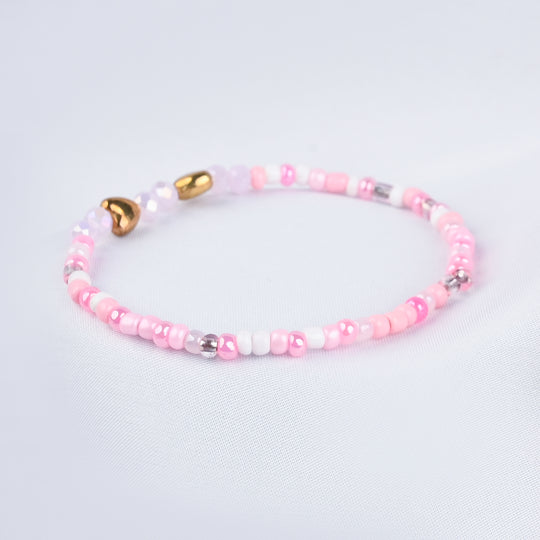 GIRLS ELEGANT BEADED NECKLACE & BRACELET