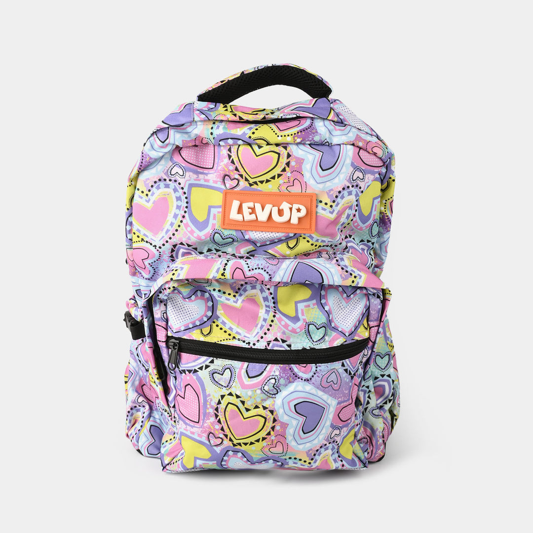 LEVUP MULTI COMPARTMENTS SCHOOL BACKPACK FOR CLASS 5-10