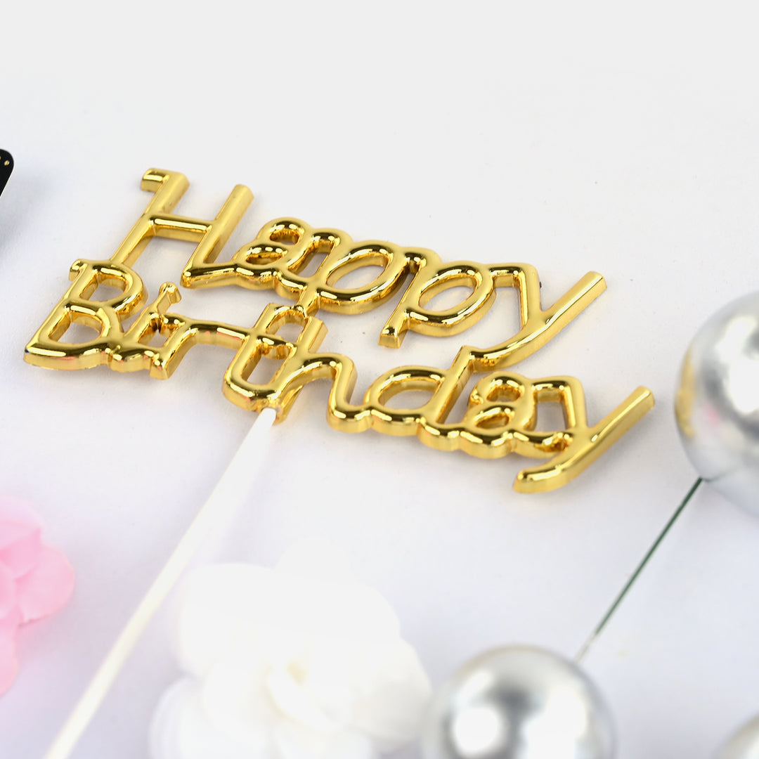 Multi-Piece Birthday Cake Decoration Kit