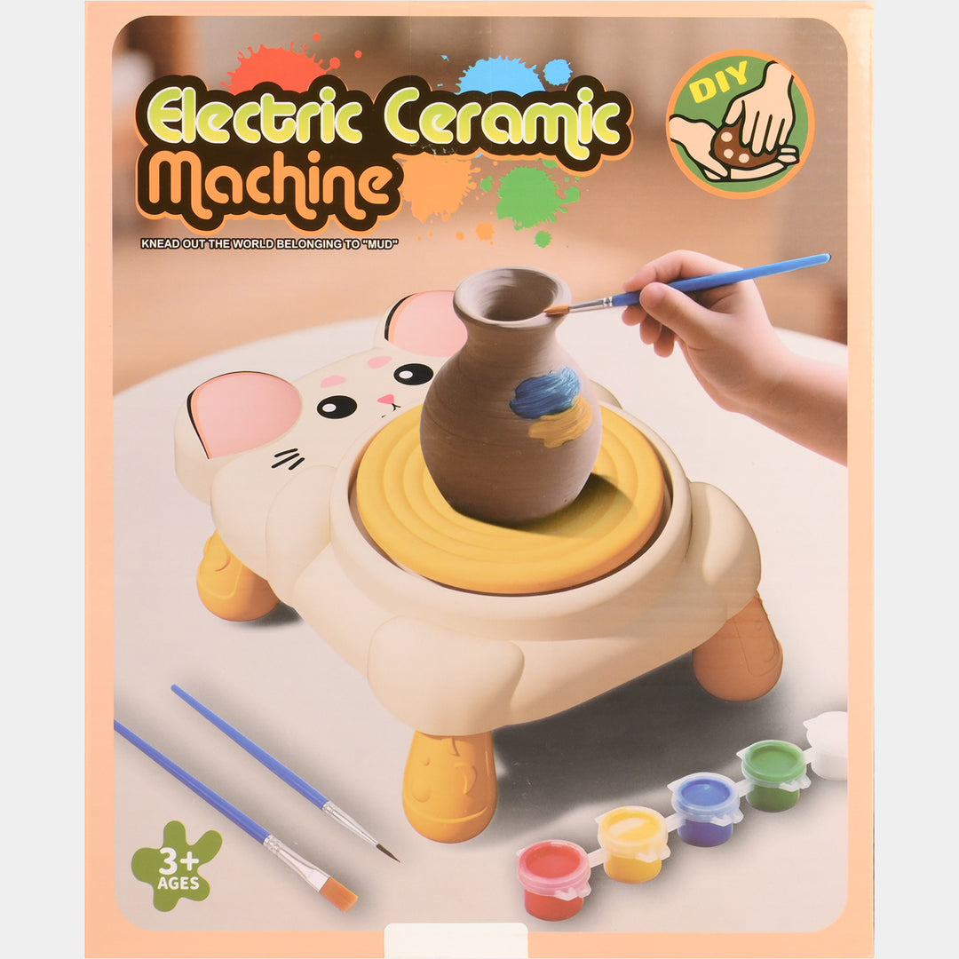 Kids DIY Electric Pottery Wheel Craft Kit