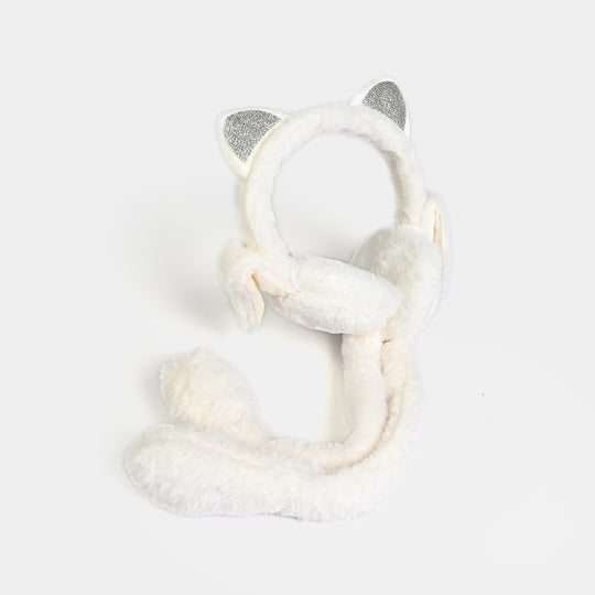 Interactive Moving Ear Plush Winter Earmuffs