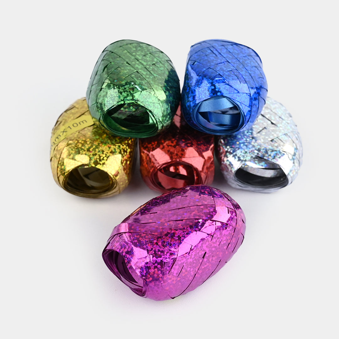 Colorful Gift Wrapping and Balloon String Ribbon
