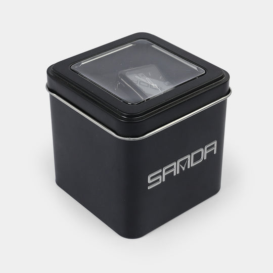 Modern Square Analog Wrist Watch