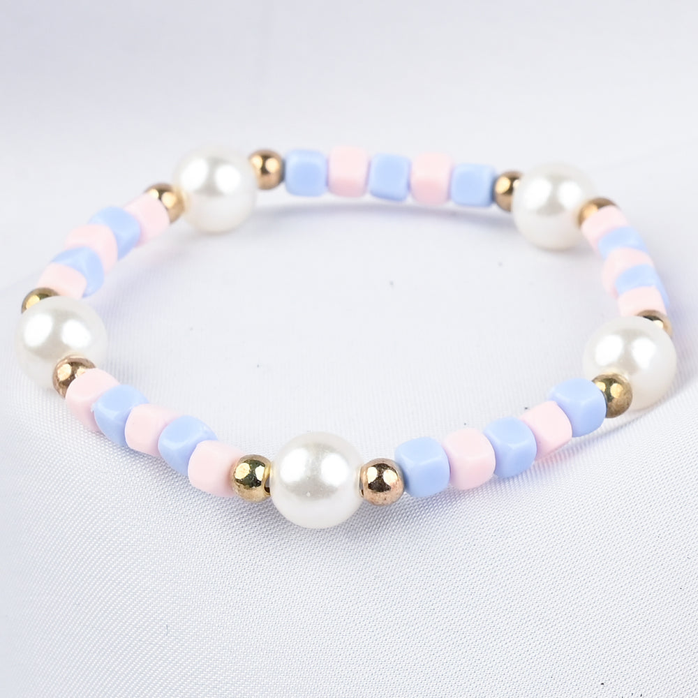 GIRLS ELEGANT BEADED NECKLACE & BRACELET