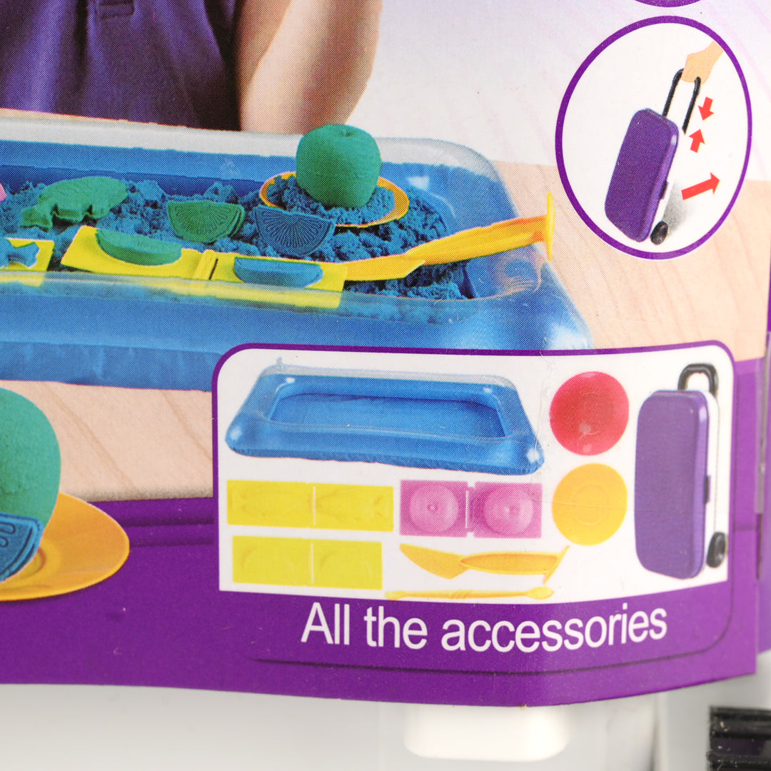 Kinetic Sand Suitcase Set with Molds & Tools