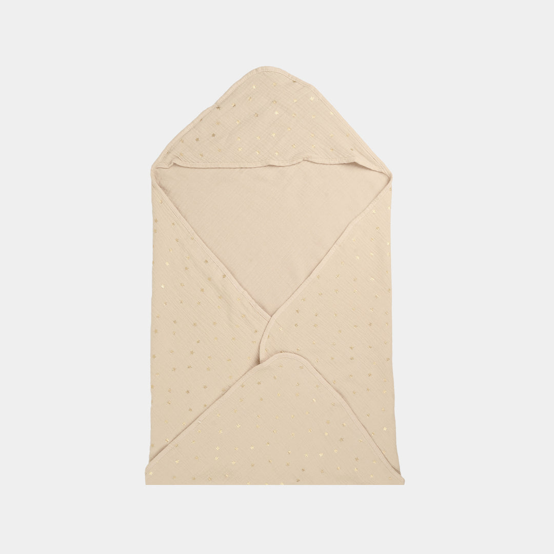 Soft Muslin Hooded Baby Wrapping Sheet