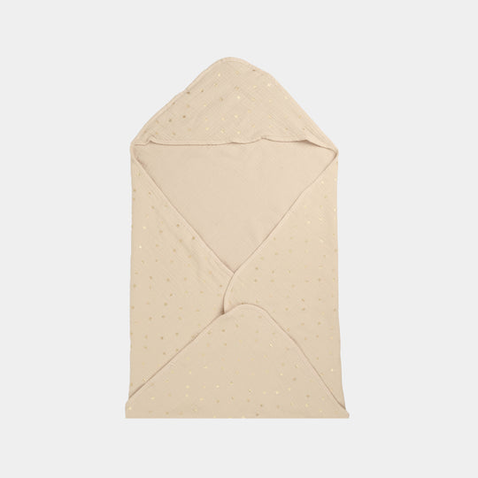 Soft Muslin Hooded Baby Wrapping Sheet