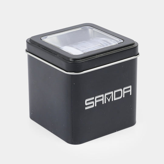 Square Dual-Display Wrist Watch