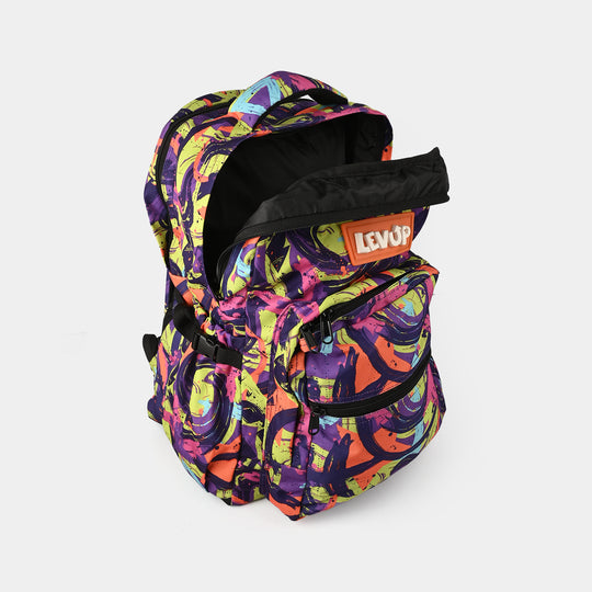 LEVUP MULTI COMPARTMENTS SCHOOL BACKPACK FOR CLASS 5-10