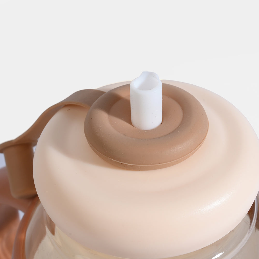 1200ml Sport Plastic Water Bottle With Tea Infuser Straw Cover Handle 1300ML