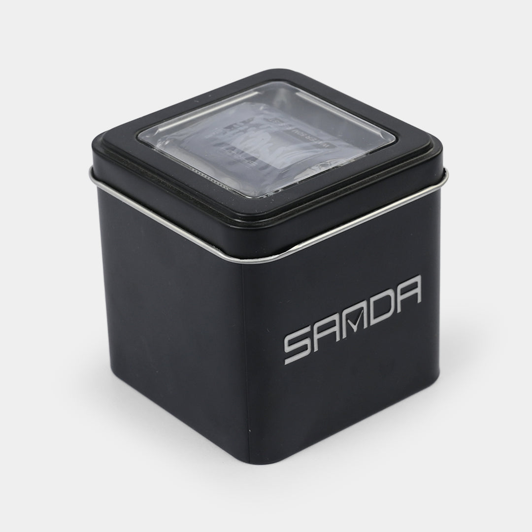 Square Digital Display Sports Wrist Watch