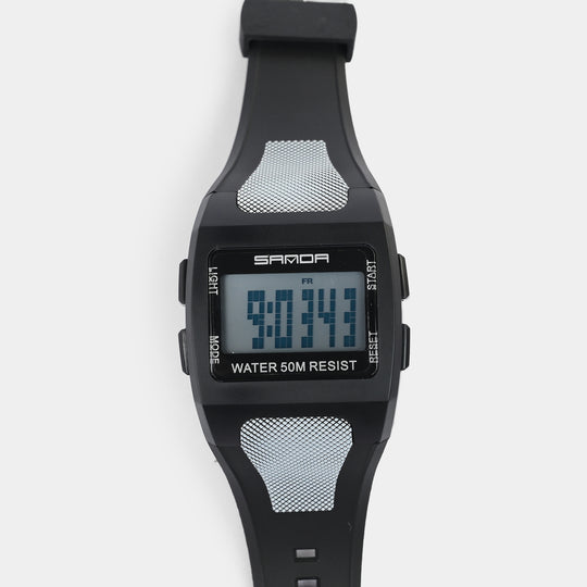 Square Digital Display Sports Wrist Watch