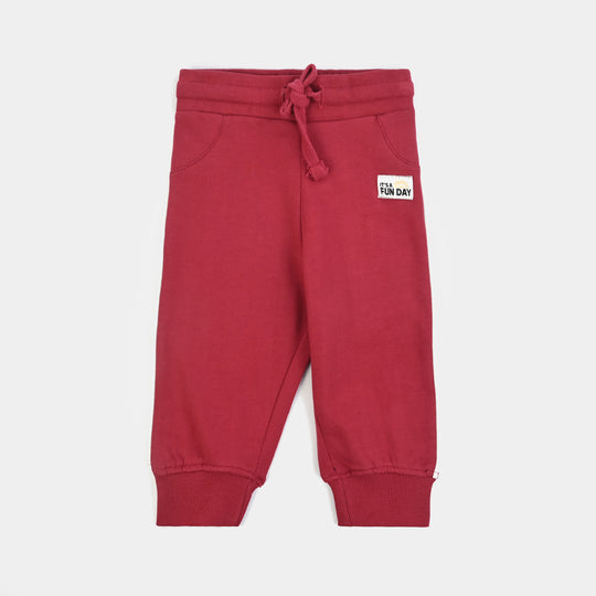 Infant Boys Jersey/Terry Pyjama Fun Day-Rio.Red