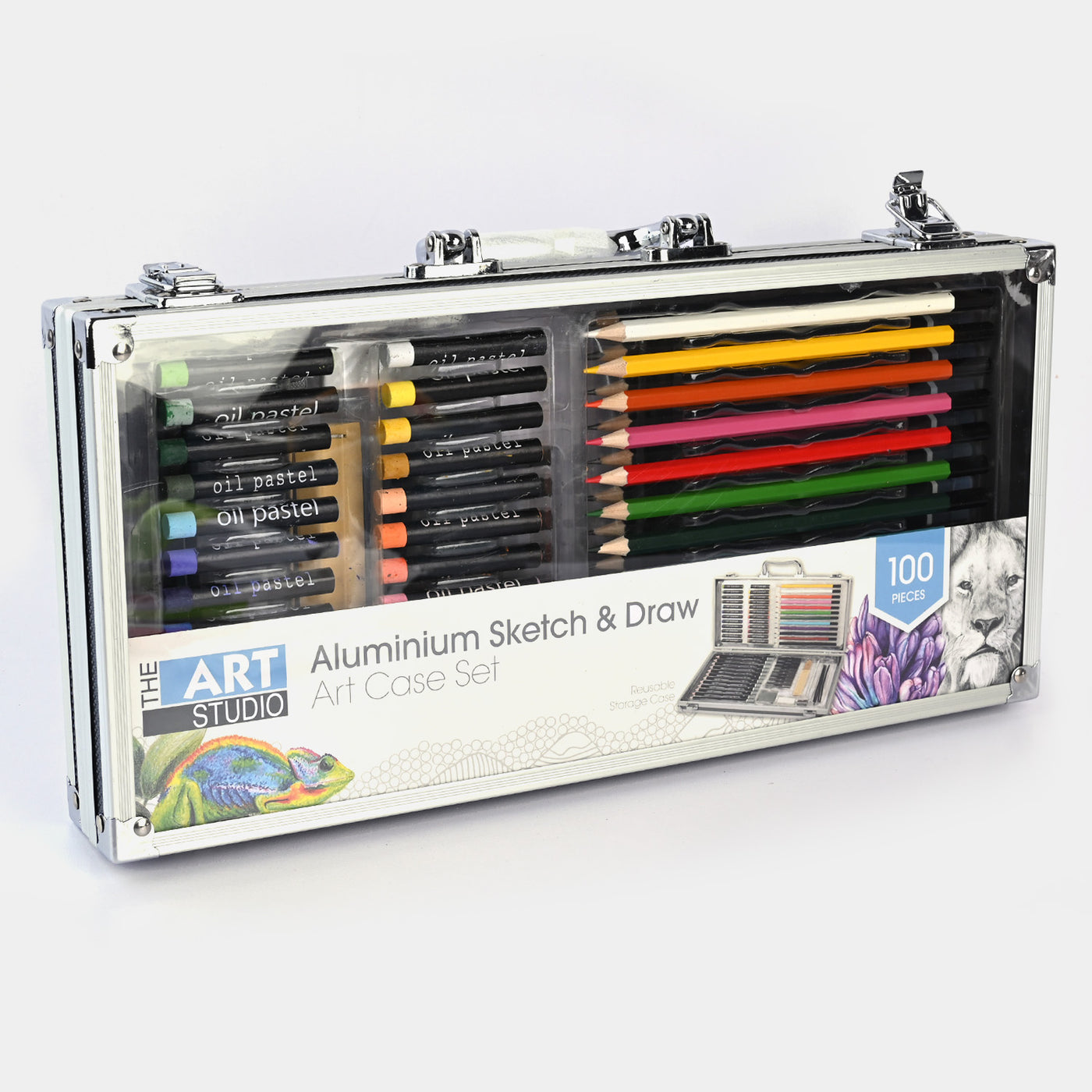 The Art Set Breafcase Aluminium 100Pcs