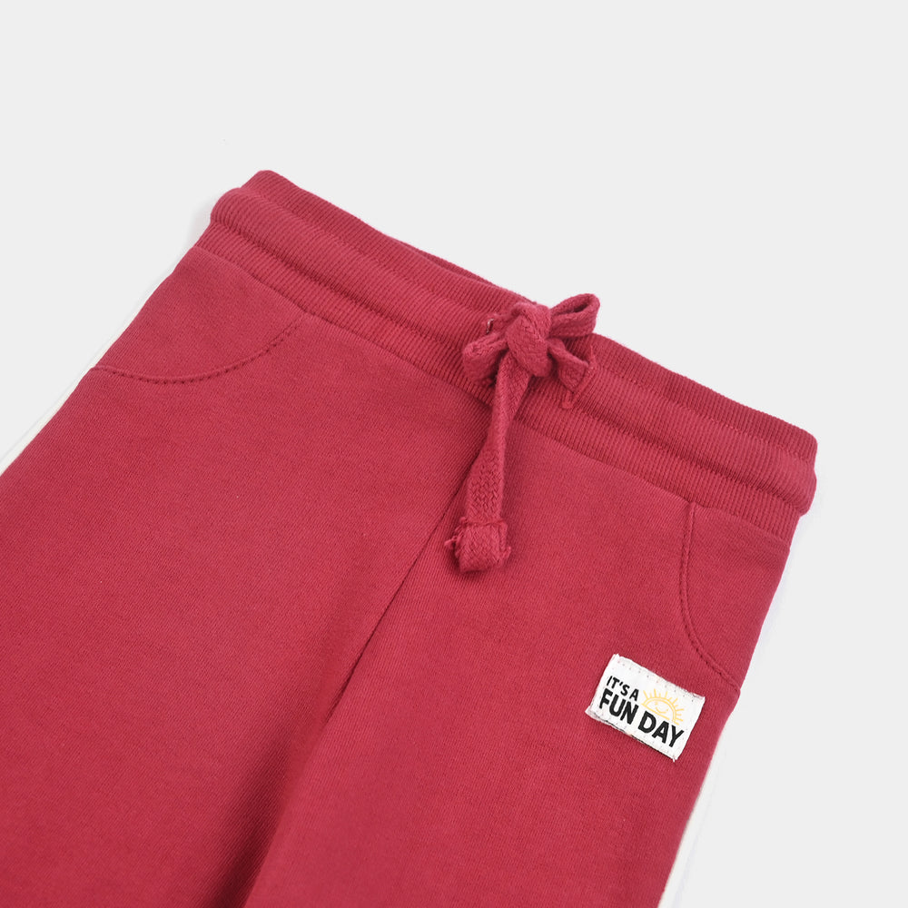 Infant Boys Jersey/Terry Pyjama Fun Day-Rio.Red