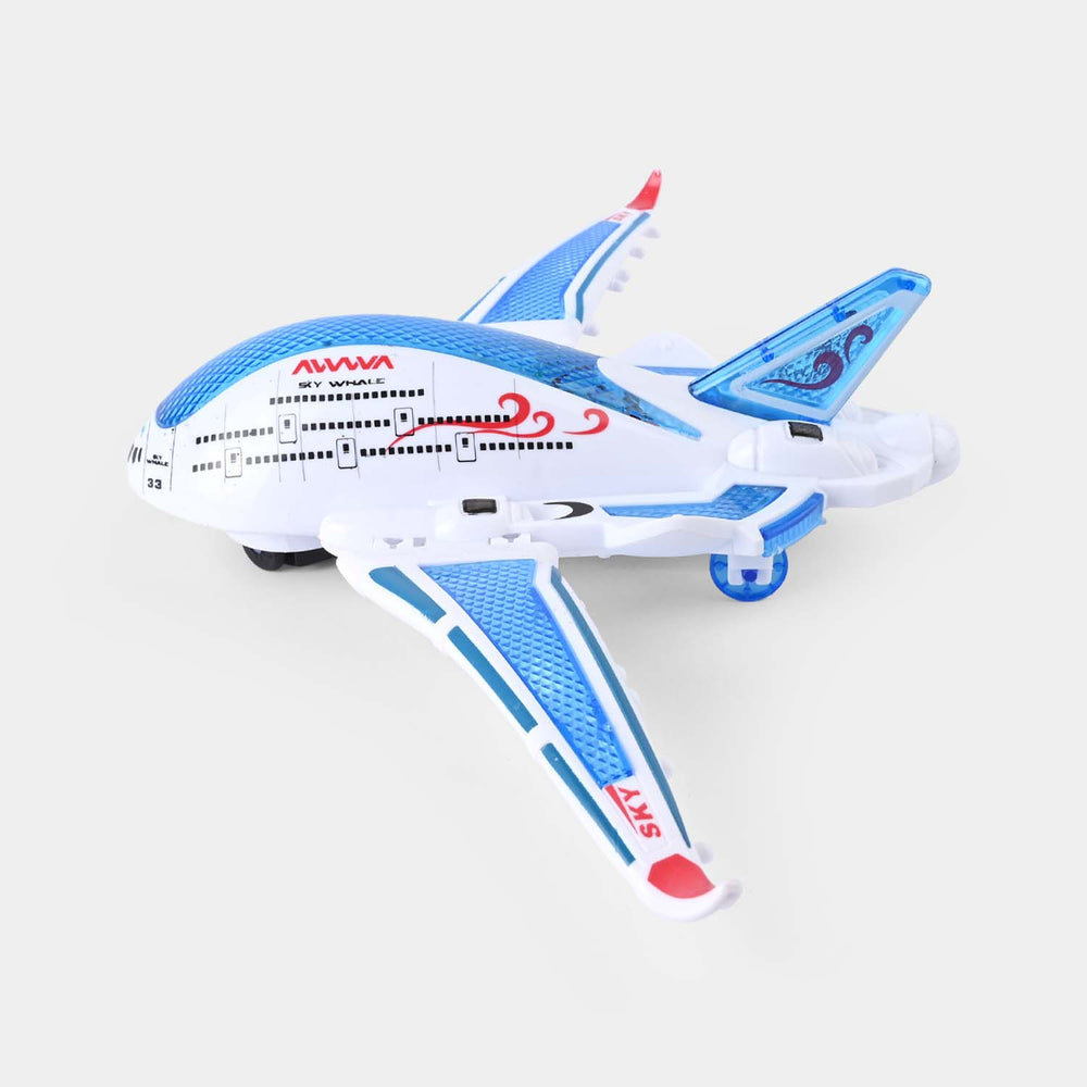 Colorful Lights and Sound Effect Toy Airbus