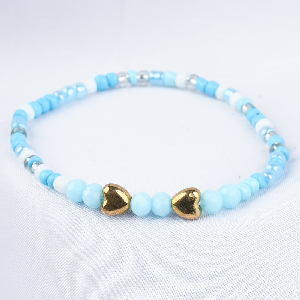 GIRLS ELEGANT BEADED NECKLACE & BRACELET