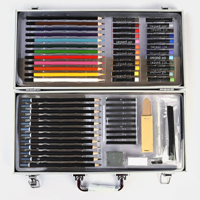 The Art Set Breafcase Aluminium 100Pcs