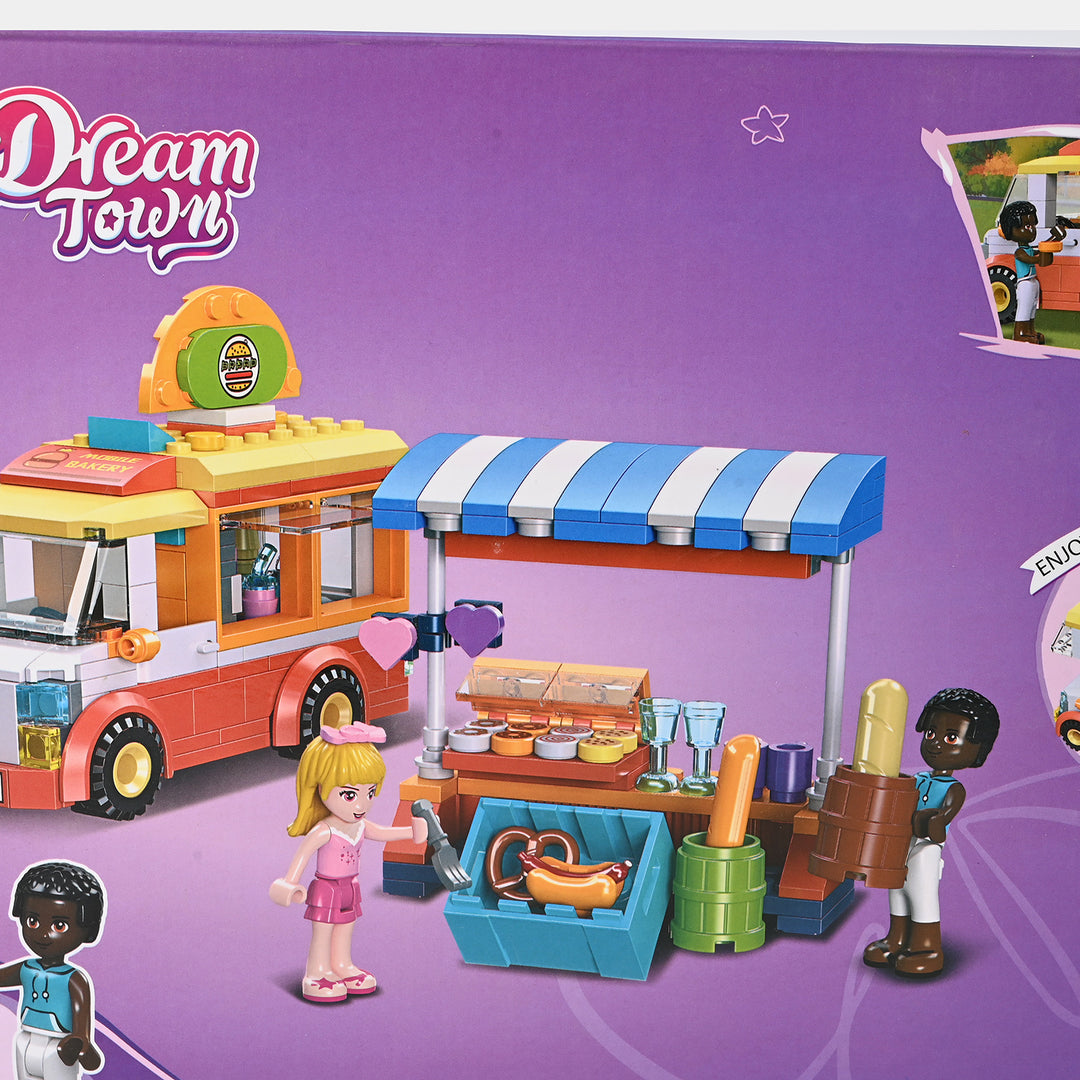 Mobile Bakery Building Blocks 299Pcs For Kids