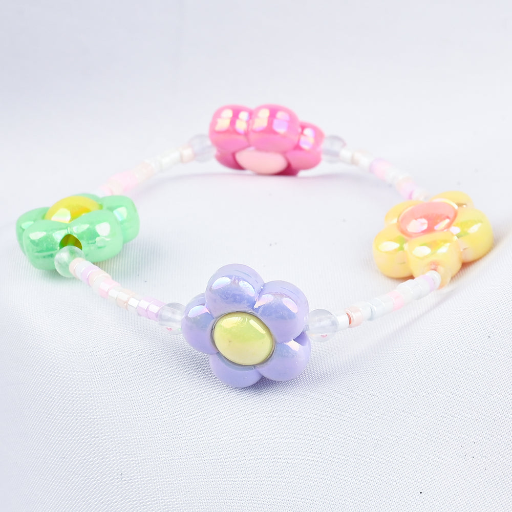 GIRLS ELEGANT BEADED NECKLACE & BRACELET