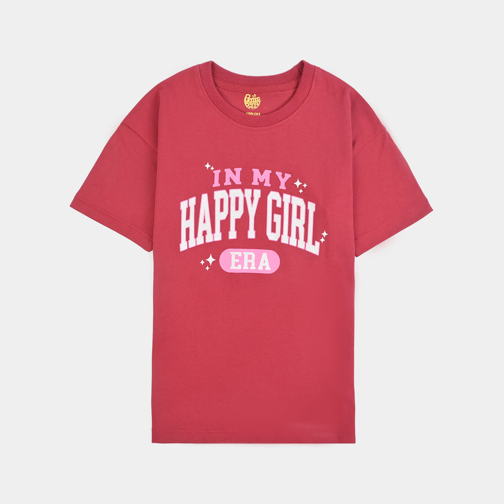 Girls Jersey/Terry 2Piece Suit Happy Girl-Rio.Red