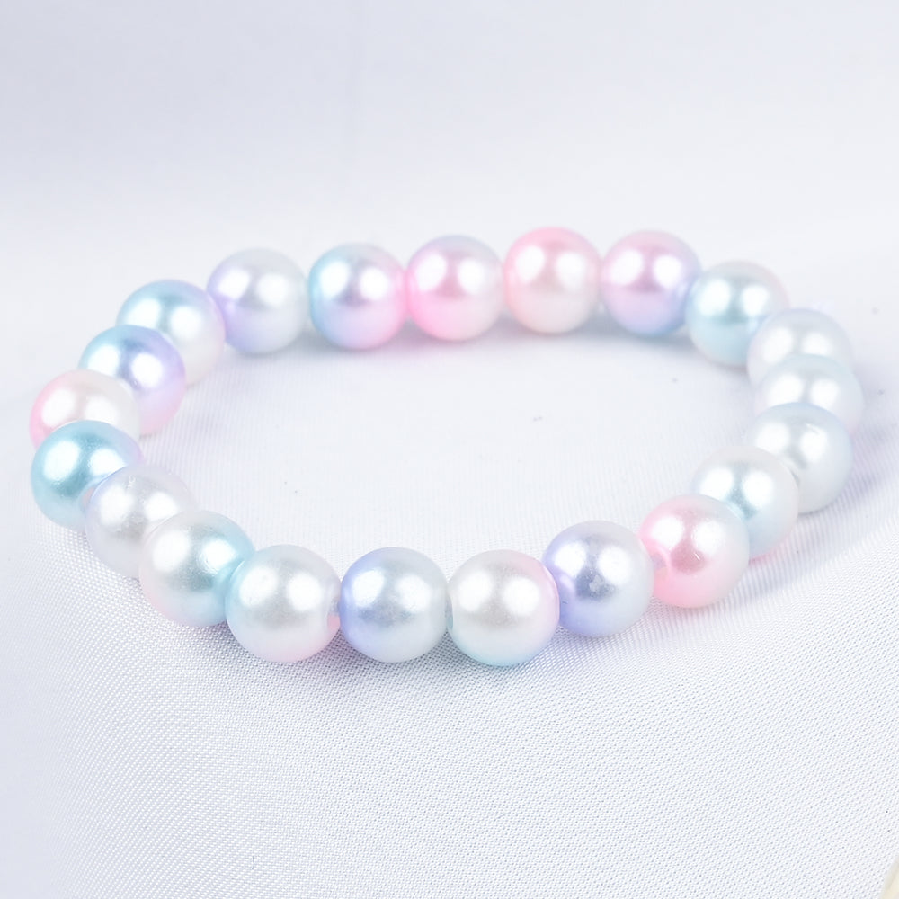 GIRLS ELEGANT BEADED NECKLACE & BRACELET