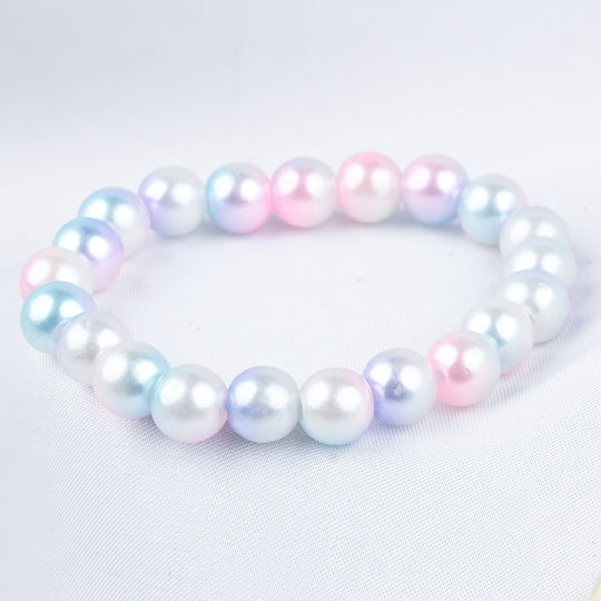 GIRLS ELEGANT BEADED NECKLACE & BRACELET
