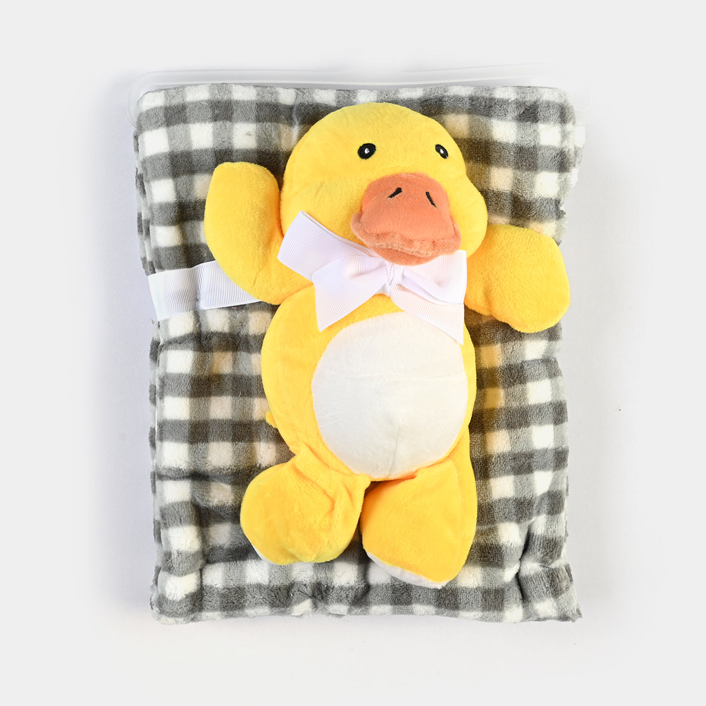 Cute Baby Blanket With Stuff Toy