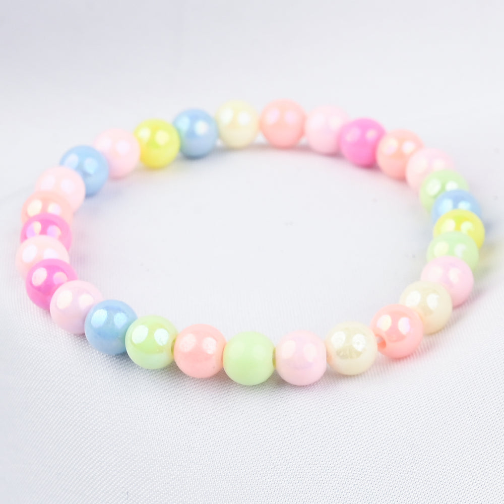 GIRLS ELEGANT BEADED NECKLACE & BRACELET