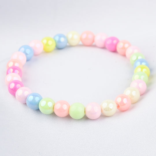 GIRLS ELEGANT BEADED NECKLACE & BRACELET