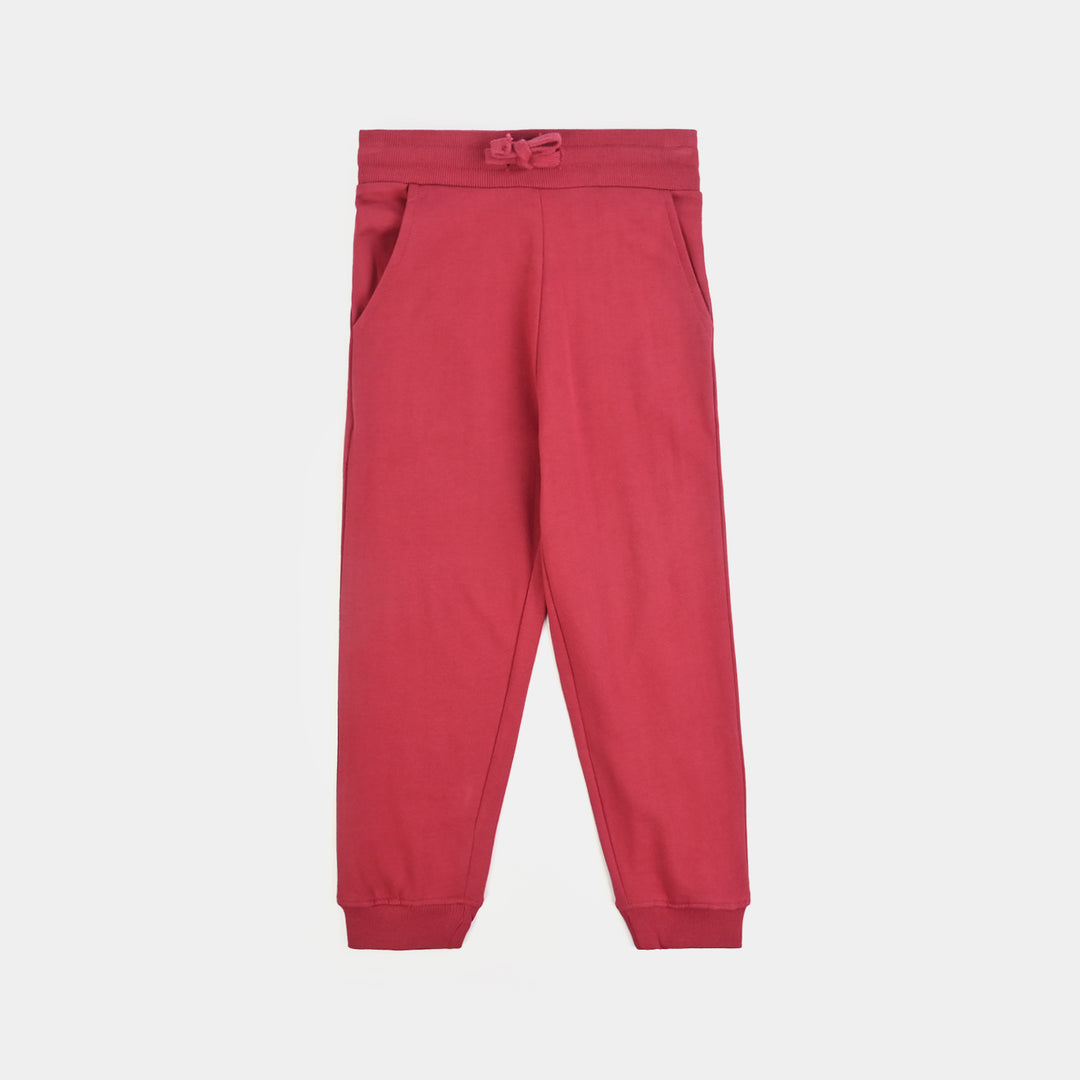 Girls Jersey/Terry 2Piece Suit Happy Girl-Rio.Red