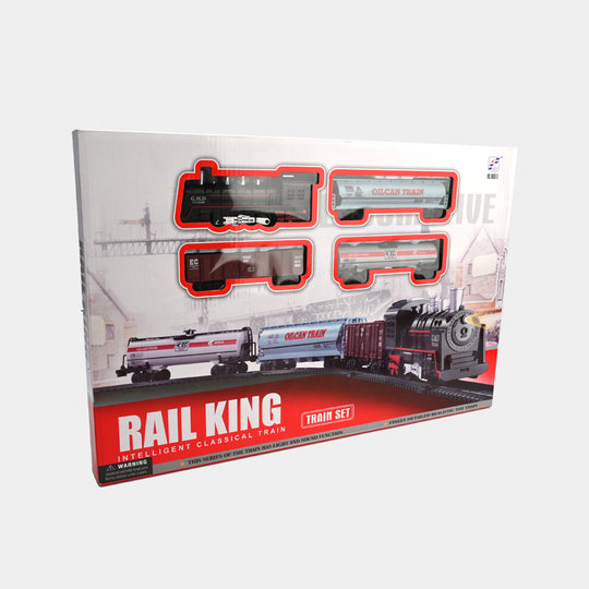 Classic Train Set with Track for Kids