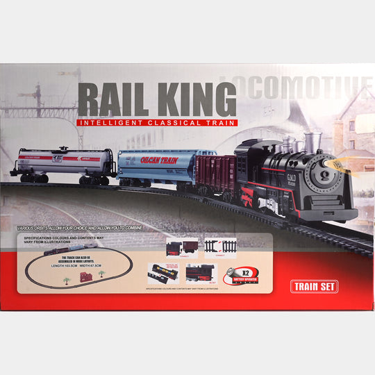 Classic Train Set with Track for Kids