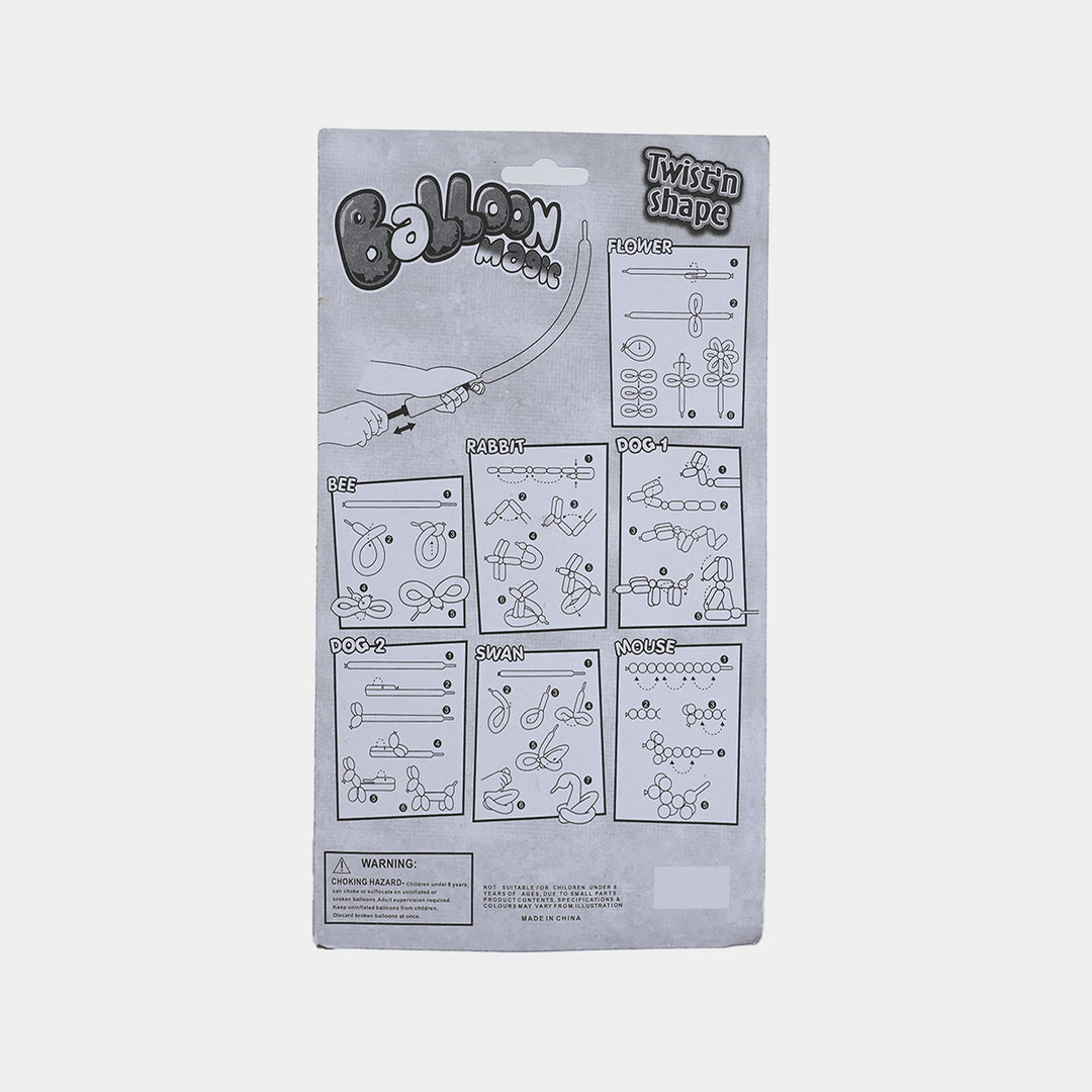 DIY Balloon Modeling Kit with Air Pump
