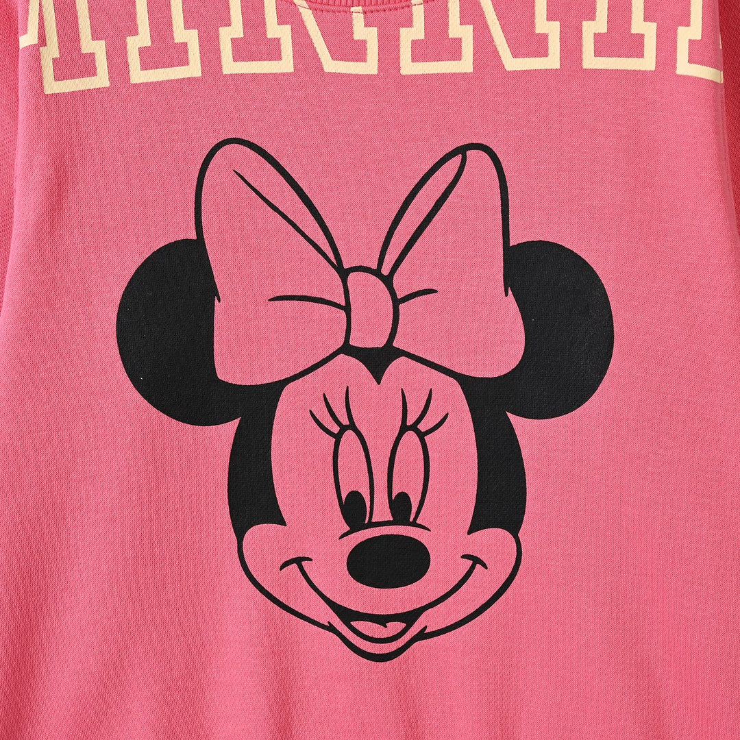 Girls Fleece SweatShirt Character-Pink