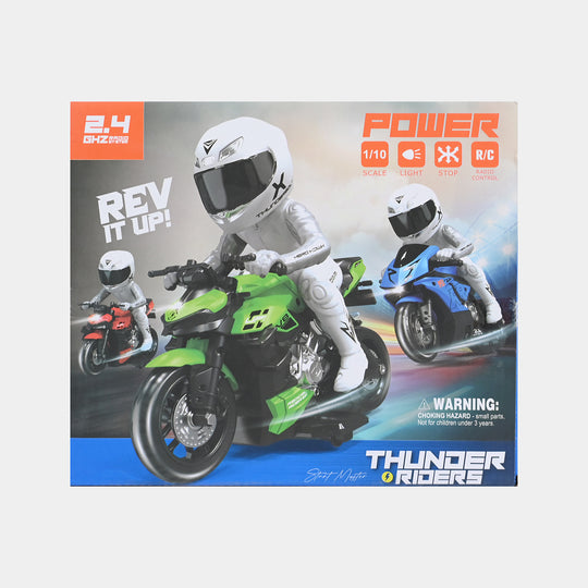 Remote Control 1/10 Scale 2.4GHz RC Motorcycle
