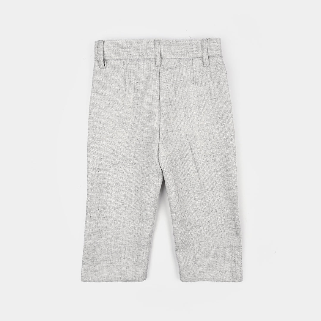 Boys Cotton, Polyester Coat Pant-Off.White
