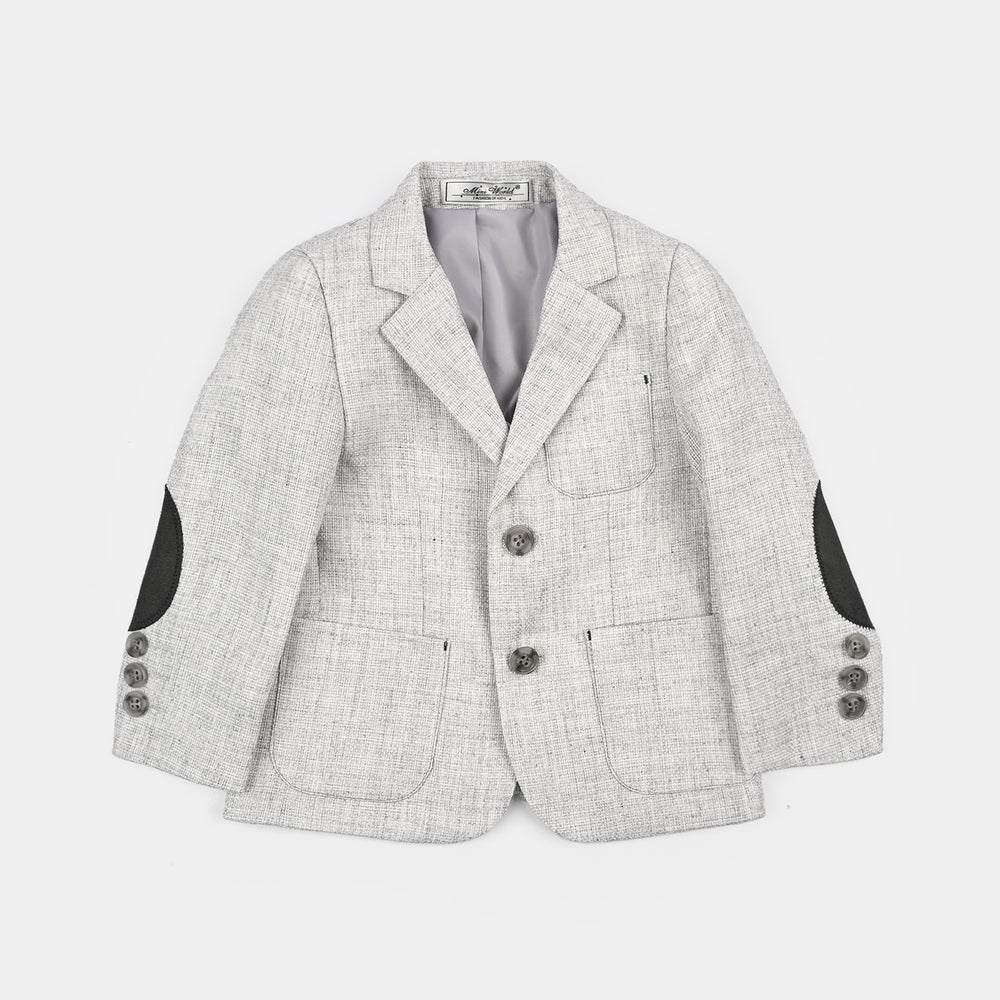 Boys Cotton, Polyester Coat Pant-Off.White