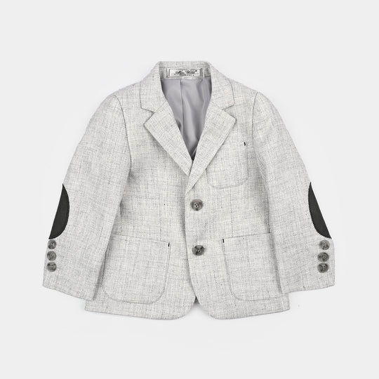 Boys Cotton, Polyester Coat Pant-Off.White