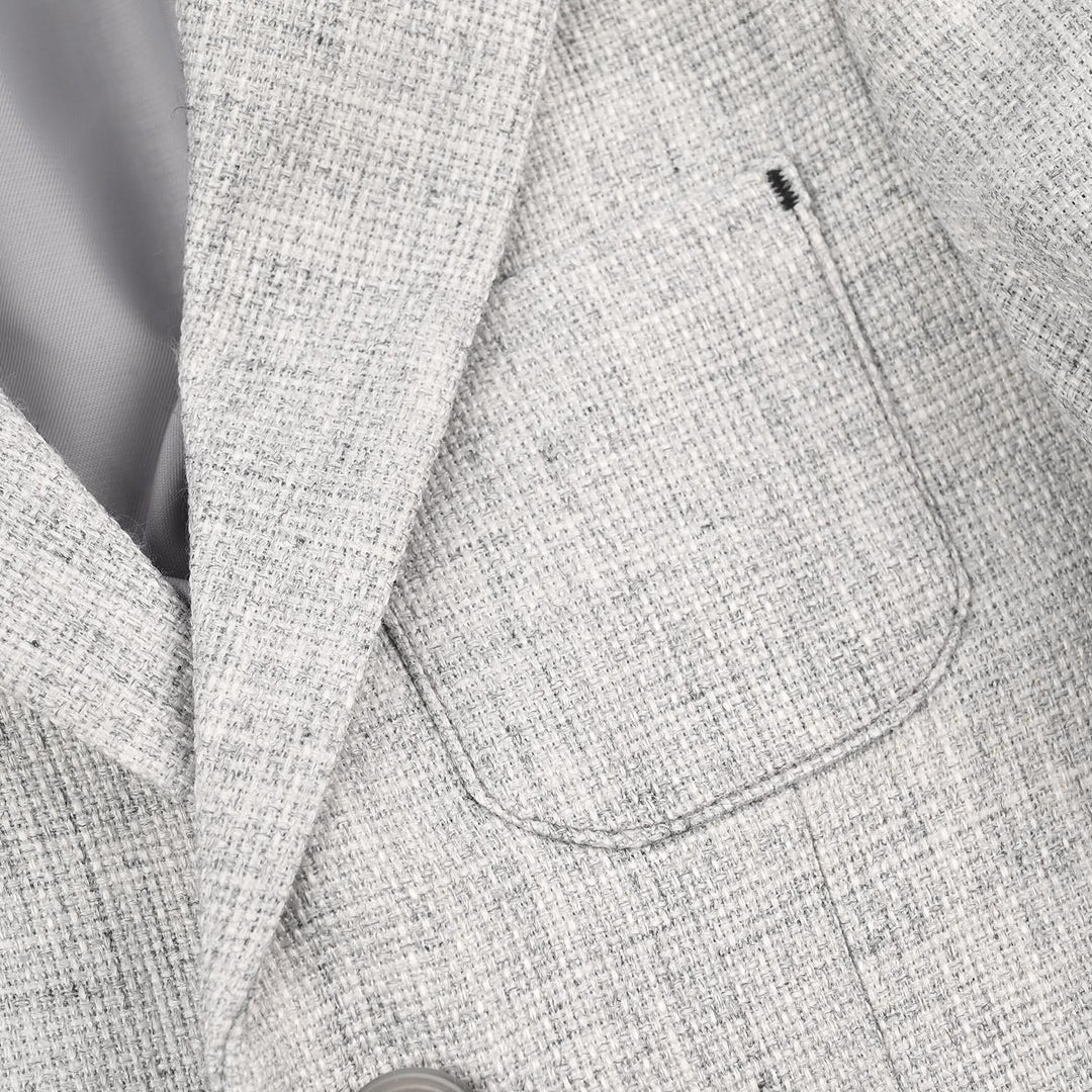Boys Cotton, Polyester Coat Pant-Off.White