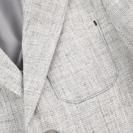 Boys Cotton, Polyester Coat Pant-Off.White