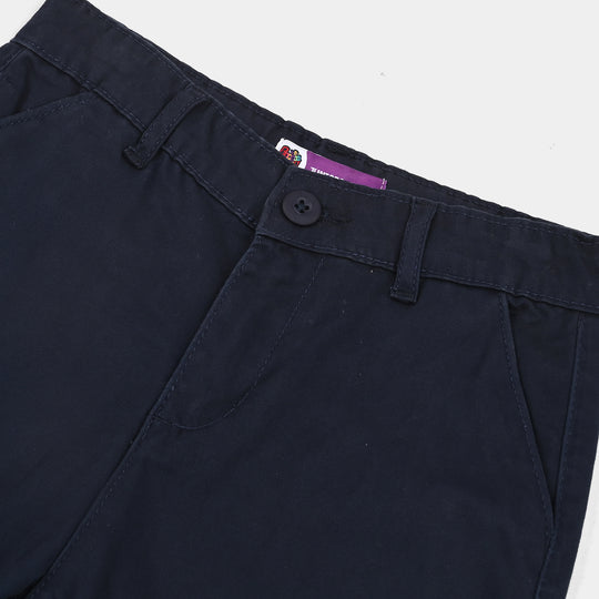 Boys Cotton Twill Short Basic NY-Iris.Navy