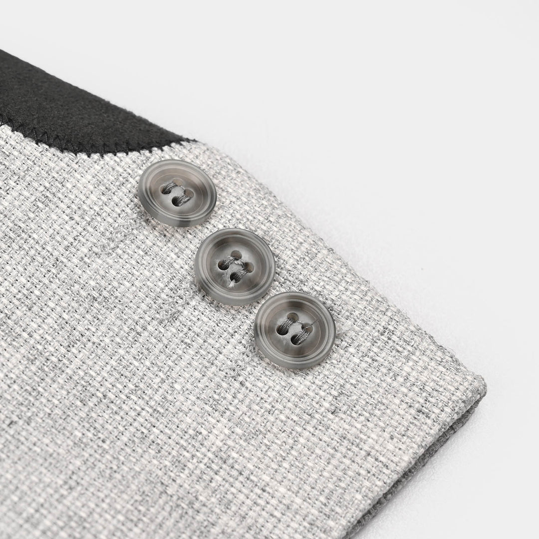 Boys Cotton, Polyester Coat Pant-Off.White