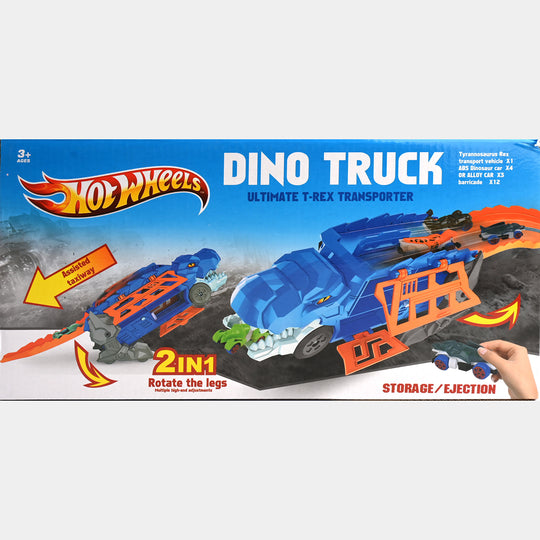 Dinosaur Car Carrier & Launcher – Interactive Toy Vehicle with Car Storage