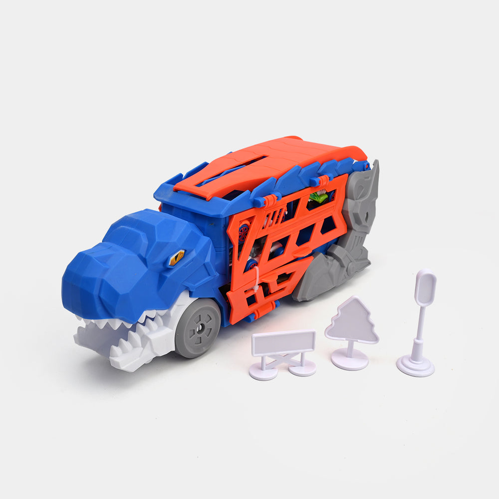 Dinosaur Car Carrier & Launcher – Interactive Toy Vehicle with Car Storage