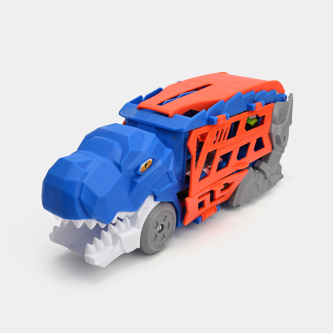 Dinosaur Car Carrier & Launcher – Interactive Toy Vehicle with Car Storage