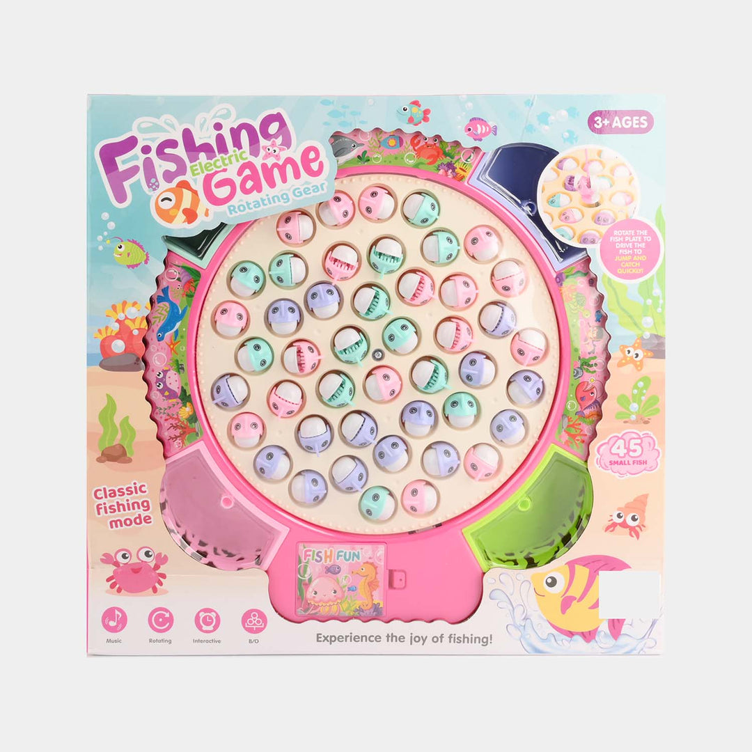 Electric Rotating Fishing Game Set